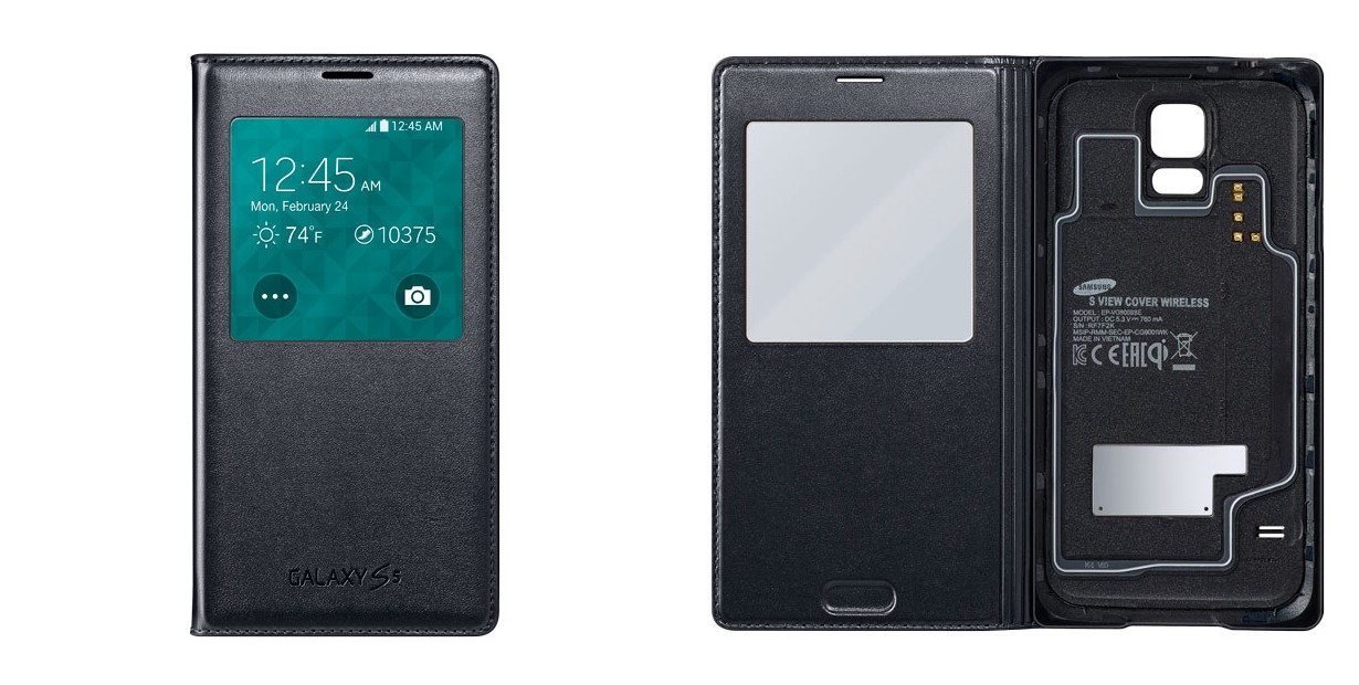 elegant Verspilling Uitrusting Samsung unveils official Galaxy S5 wireless charging back covers