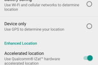 OnePlus 2 accelerated location