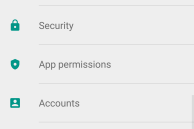 App permissions in OnePlus 2