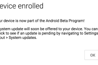 android beta program enrolled