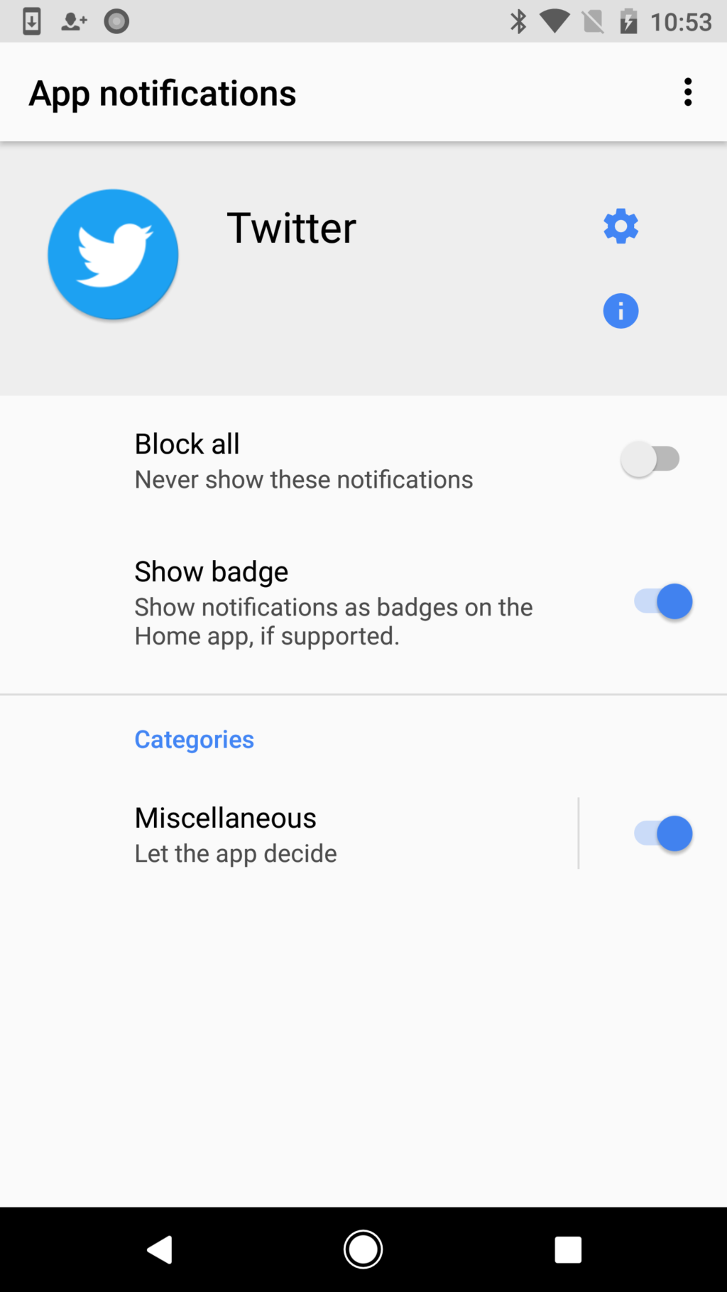 Android O Show Badge