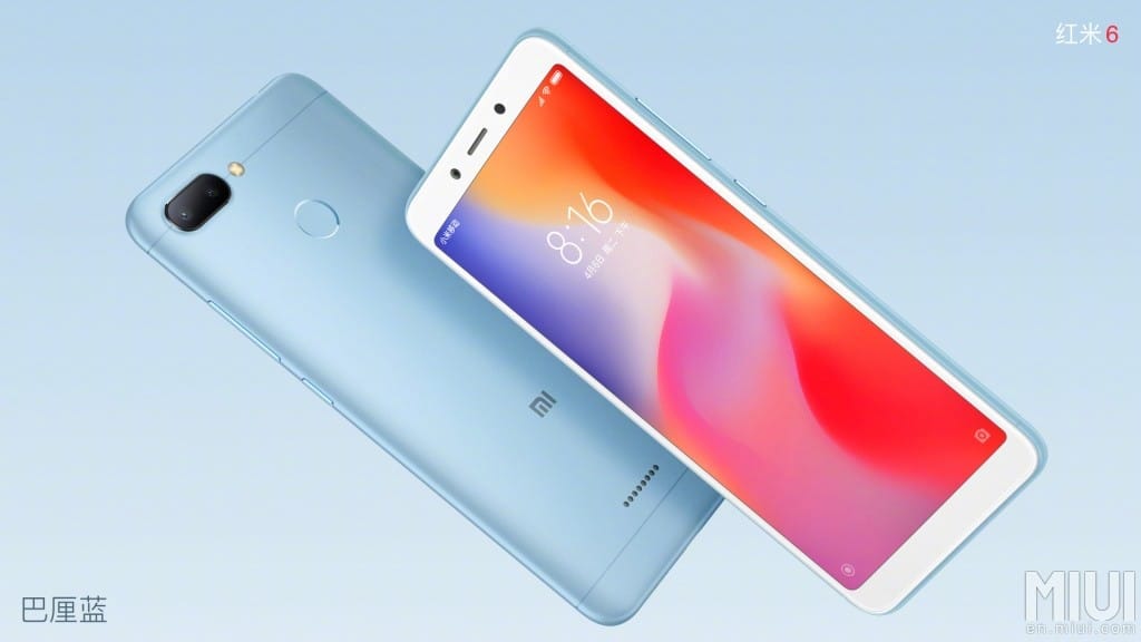 redmi 6 blue colour