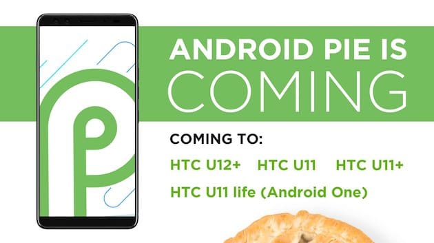 HTC confirms Android 9 device updates