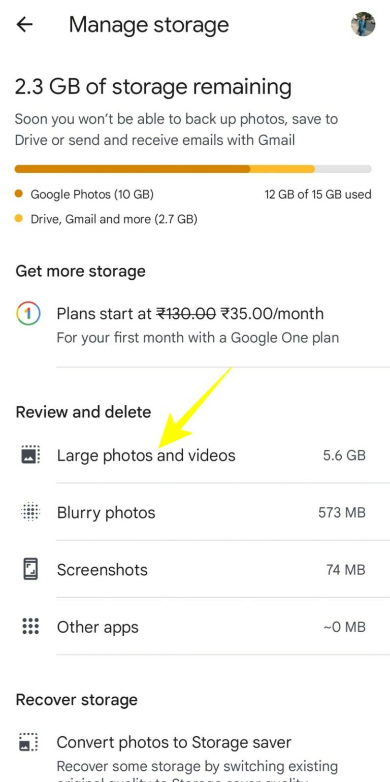 How to Free Up Google Photos Storage Space