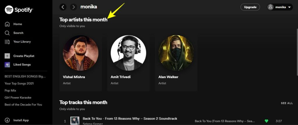 Find Your Recently Played Songs, Top Songs, and Other Useful Stats on Spotify