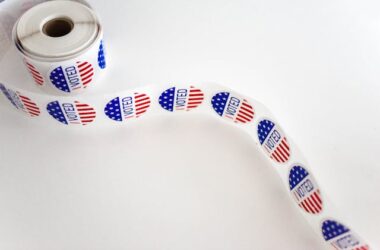 "I Voted" Sticker Spool | Photo by Element5 Digital