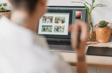 Person editing photos on laptop | Photo by George Milton