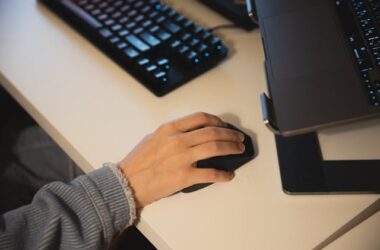 Person holding a computer mouse | Photo by Ryutaro Tsukata from Pexels: https://www.pexels.com/photo/crop-person-with-computer-mouse-5745010/