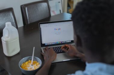 Person using Google on laptop | Photo by cottonbro studio