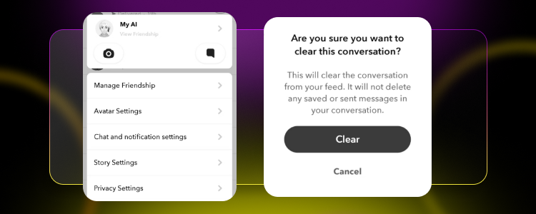 How to Get Rid of My AI on Snapchat