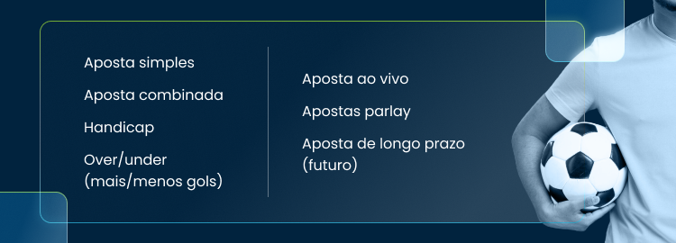 Tipos de apostas em futebol